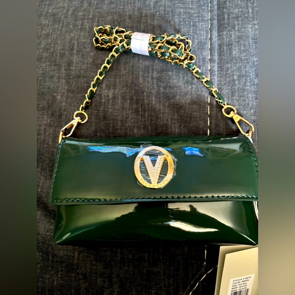 Valentino Orlandi Patent Leather Chain Bag